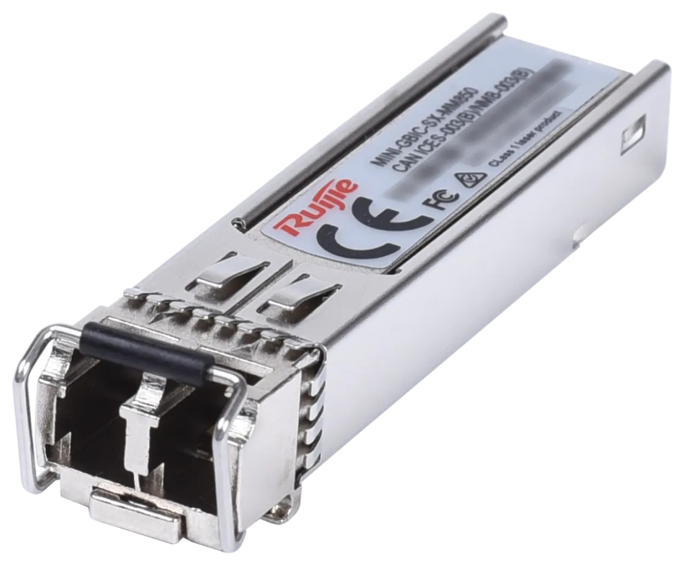 Ruijie Networks RG-MINI-GBIC-SXMM850 red modulo transceptor Fibra óptica 1000 Mbit/s SFP 850 nm