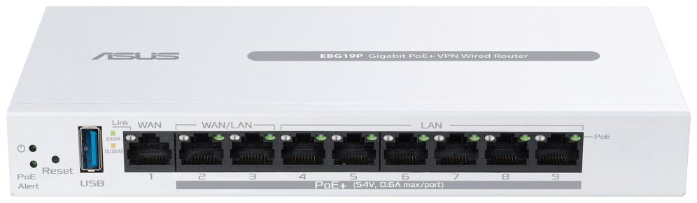 ASUS ExpertWiFi EBG19P router Gigabit Ethernet Blanco