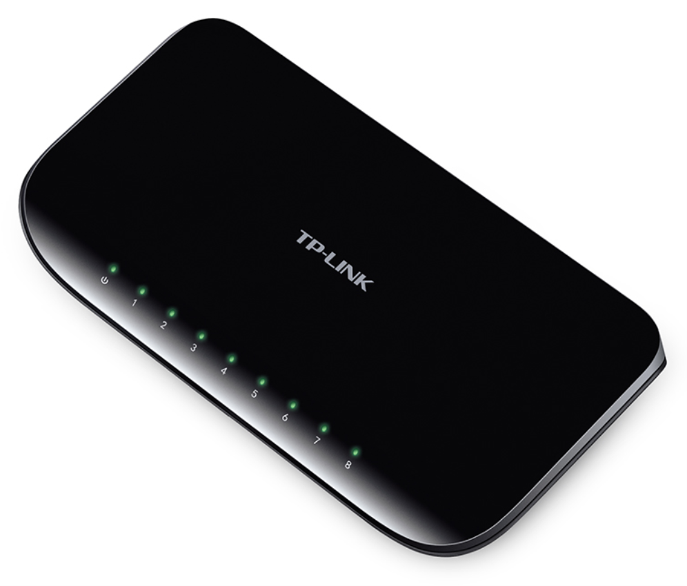 TP-Link TL-SG1008D No administrado Gigabit Ethernet (10/100/1000) Negro