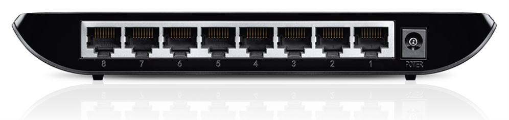 TP-Link TL-SG1008D No administrado Gigabit Ethernet (10/100/1000) Negro