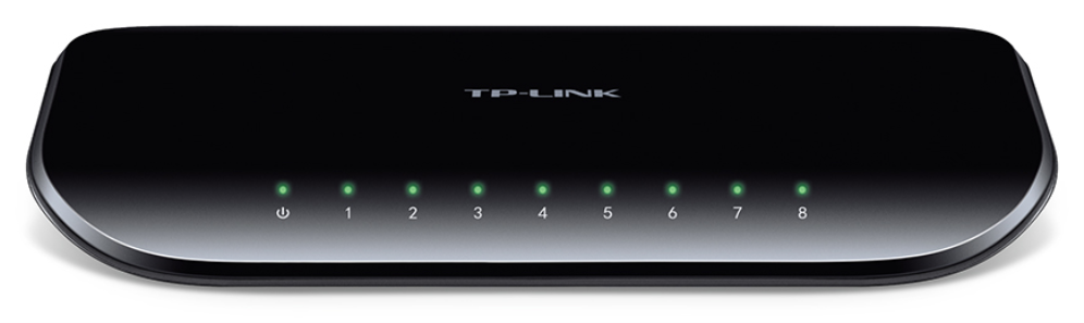 TP-Link TL-SG1008D No administrado Gigabit Ethernet (10/100/1000) Negro