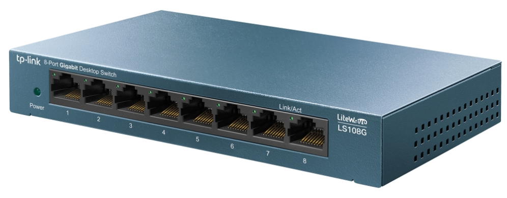 TP-Link LS108G No administrado Gigabit Ethernet (10/100/1000) Azul