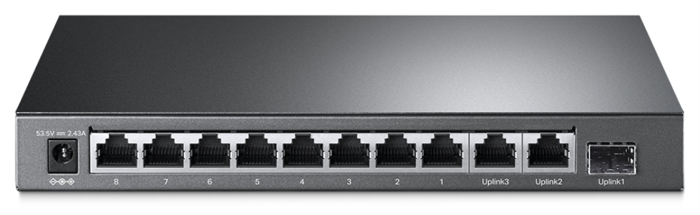 TP-Link TL-SG1210MP switch No administrado Gigabit Ethernet (10/100/1000) Energía sobre Ethernet (PoE) Negro