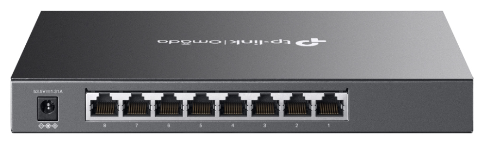 TP-Link Omada TL-SG2008P Gestionado L2/L2+ Gigabit Ethernet (10/100/1000) Energía sobre Ethernet (PoE) Negro