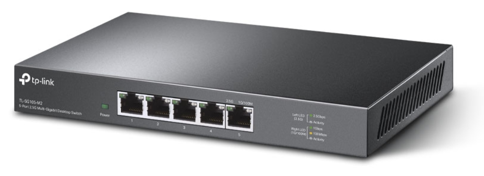 TP-Link TL-SG105-M2 switch No administrado 2.5G Ethernet (100/1000/2500) Negro