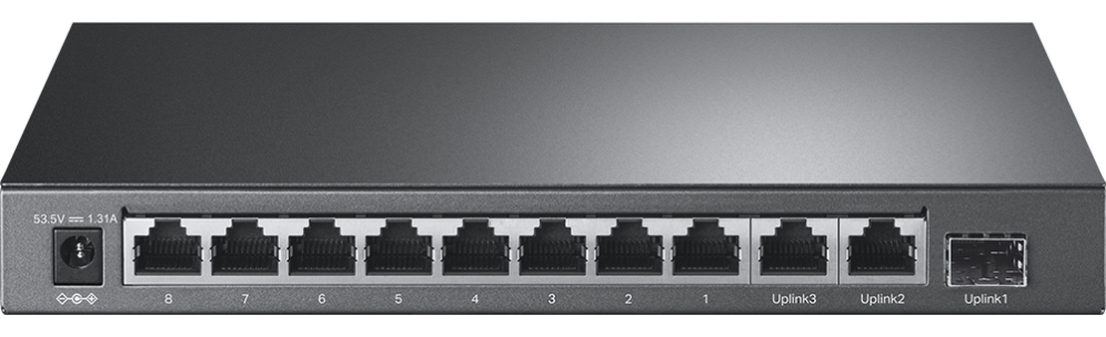 TP-Link TL-SL1311P switch Fast Ethernet (10/100) Energía sobre Ethernet (PoE) Negro