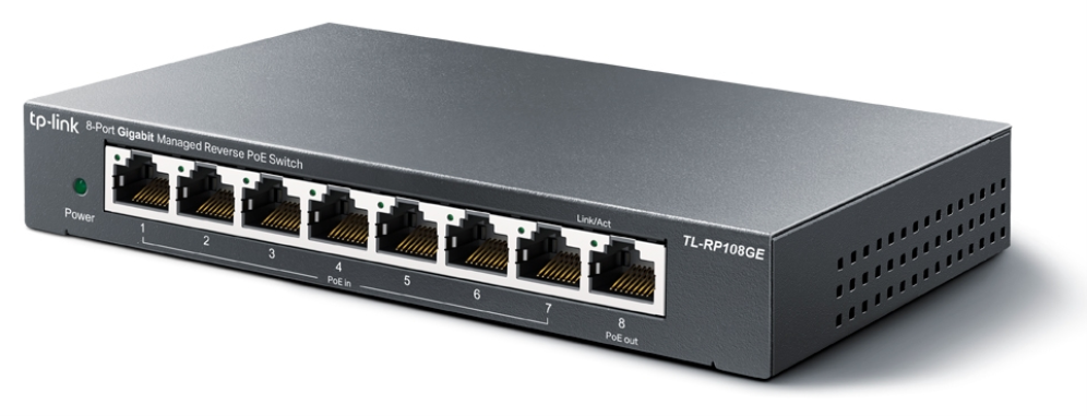 TP-Link Omada TL-RP108GE switch Gestionado L2 Gigabit Ethernet (10/100/1000) Energía sobre Ethernet (PoE) Negro
