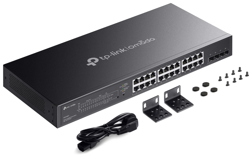 TP-Link Omada SG2428LP switch Gestionado L2/L2+ Gigabit Ethernet (10/100/1000) Energía sobre Ethernet (PoE) Gris