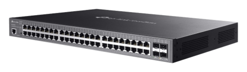 TP-Link Omada SG3452XMPP switch Gestionado L2+ Gigabit Ethernet (10/100/1000) Energía sobre Ethernet (PoE) 1U Negro