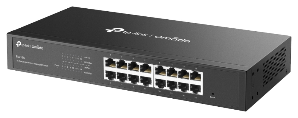 TP-Link Omada ES216G switch Gestionado L2 Gigabit Ethernet (10/100/1000) Negro