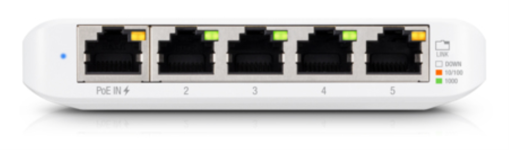 Ubiquiti UniFi USW Flex Mini Gestionado Gigabit Ethernet (10/100/1000) Energía sobre Ethernet (PoE) Blanco