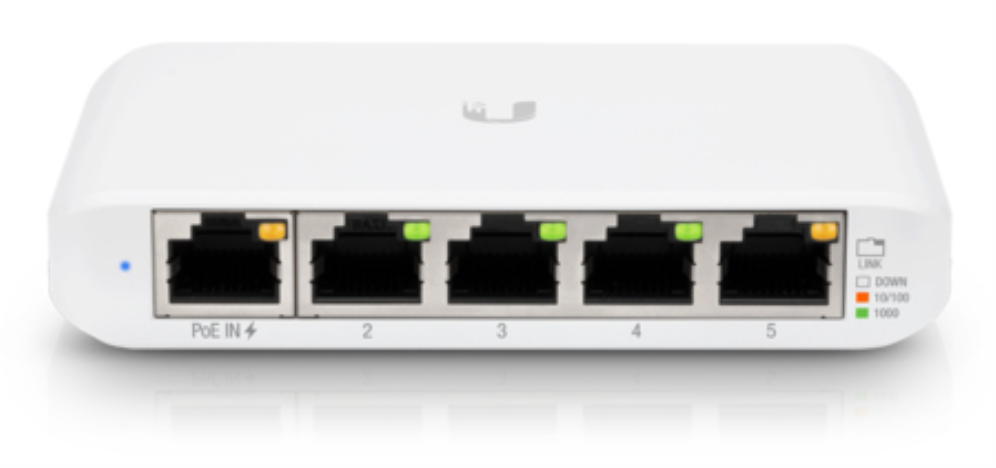 Ubiquiti UniFi USW Flex Mini Gestionado Gigabit Ethernet (10/100/1000) Energía sobre Ethernet (PoE) Blanco