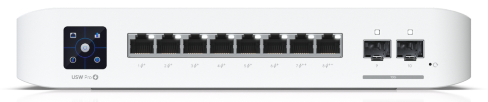 Ubiquiti UniFi USW-PRO-8-POE switch Gestionado L2/L3 Gigabit Ethernet (10/100/1000) Energía sobre Ethernet (PoE) 1U Blanco