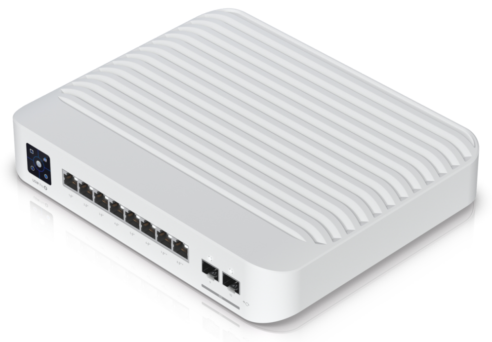 Ubiquiti UniFi USW-PRO-8-POE switch Gestionado L2/L3 Gigabit Ethernet (10/100/1000) Energía sobre Ethernet (PoE) 1U Blanco