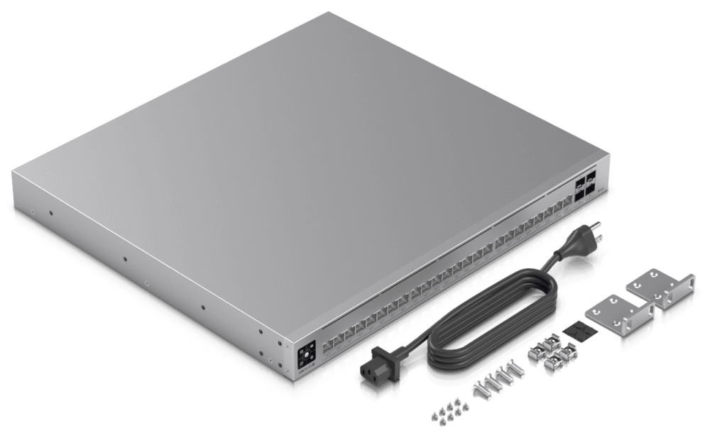 Ubiquiti UniFi Pro HD 24 PoE Gestionado L2/L3 2.5G Ethernet (100/1000/2500) Energía sobre Ethernet (PoE) 1U Gris