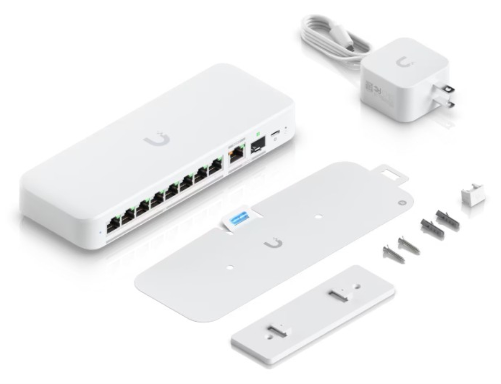Ubiquiti UniFi Flex 2.5G Gestionado L2 2.5G Ethernet (100/1000/2500) Montaje en pared/escritorio Blanco