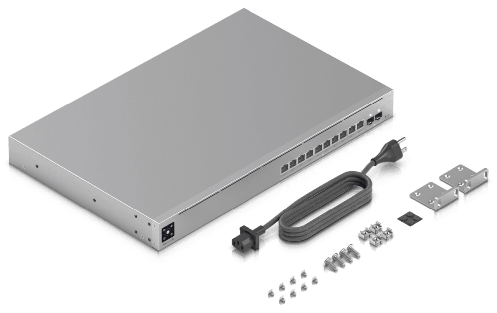 Ubiquiti UniFi Pro XG 10 PoE Gestionado L2/L3 10G Ethernet (100/1000/10000) Energía sobre Ethernet (PoE) 1U Gris