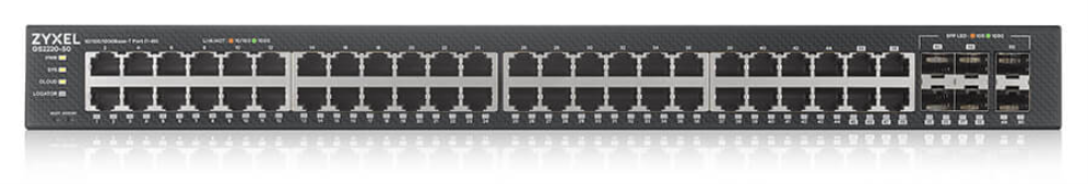 Zyxel GS2220-50-EU0101F switch Gestionado L2 Gigabit Ethernet (10/100/1000) Negro
