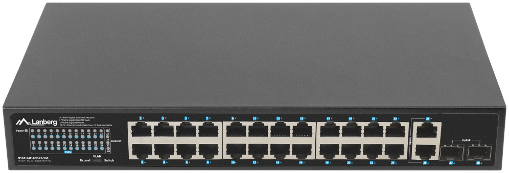 Lanberg RSGE-24P-2GE-2S-360 switch No administrado