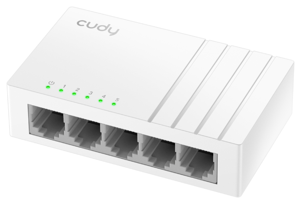 Cudy FS105D switch No administrado Fast Ethernet (10/100) Blanco