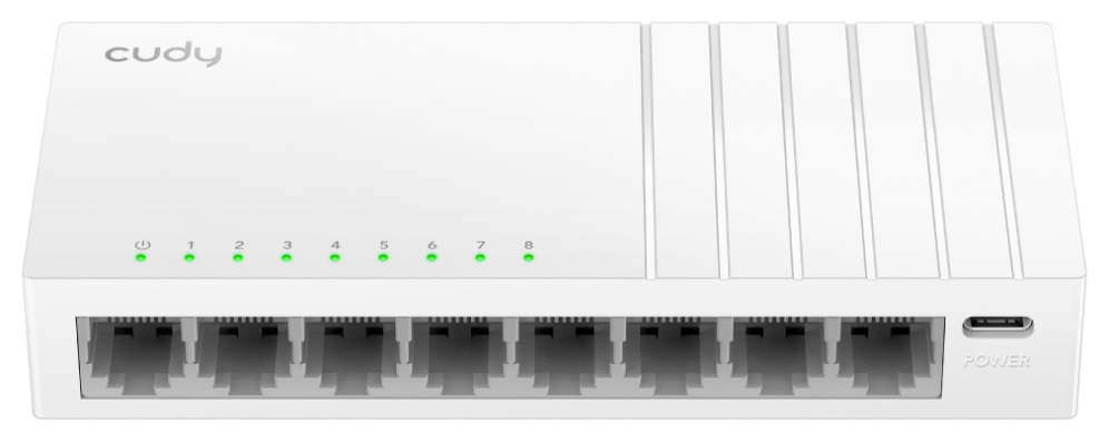 Cudy FS108D switch No administrado Fast Ethernet (10/100) Blanco