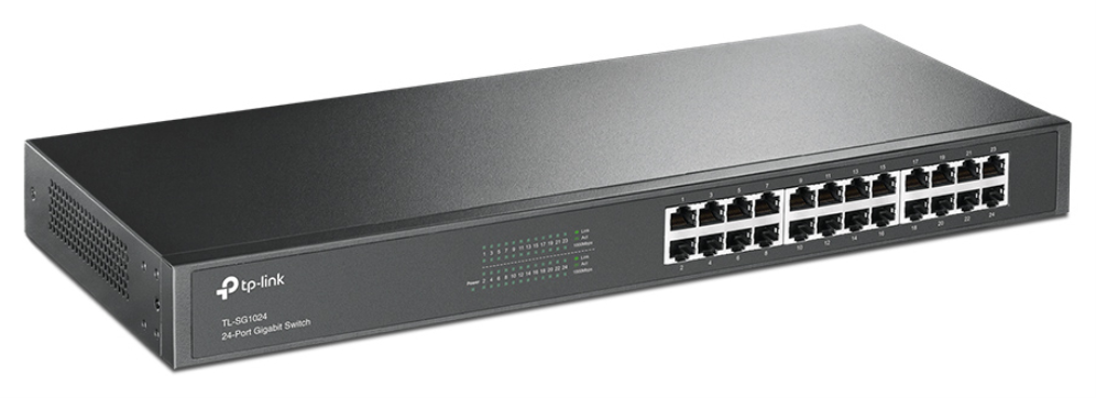 TP-Link TL-SG1024 switch No administrado L2 Gigabit Ethernet (10/100/1000) Negro