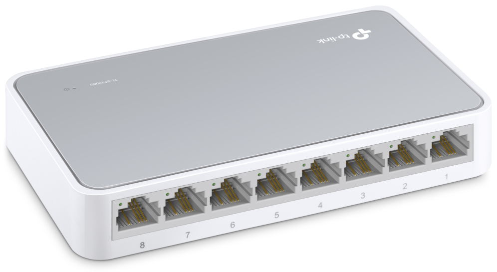 TP-Link TL-SF1008D No administrado Fast Ethernet (10/100) Blanco