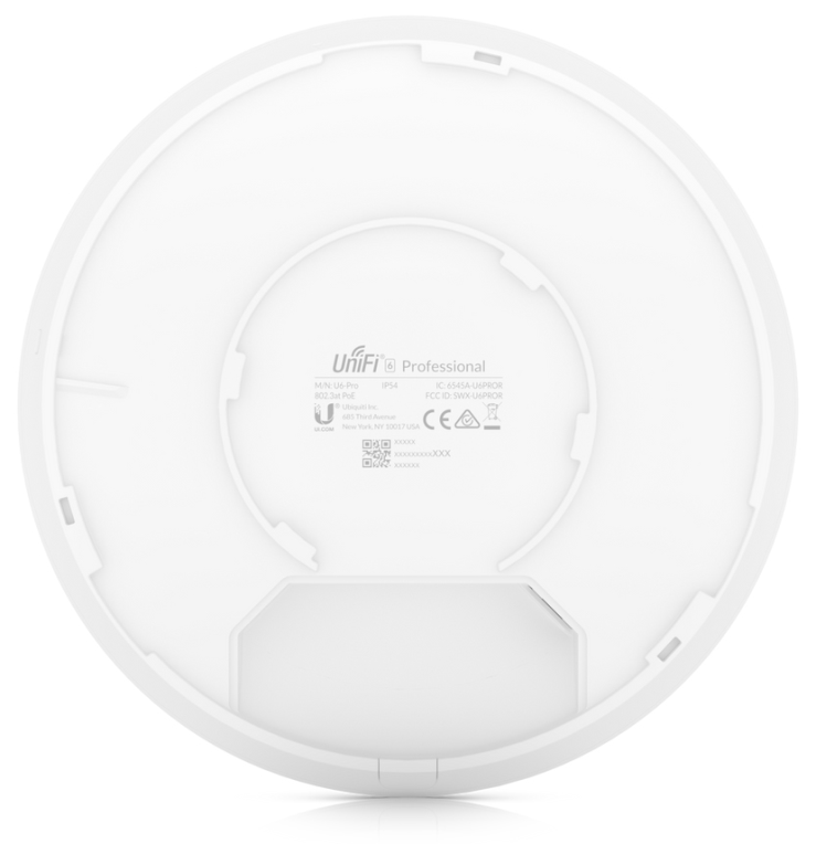 Ubiquiti U6-PRO punto de acceso inalámbrico 4800 Mbit/s Blanco Energía sobre Ethernet (PoE)