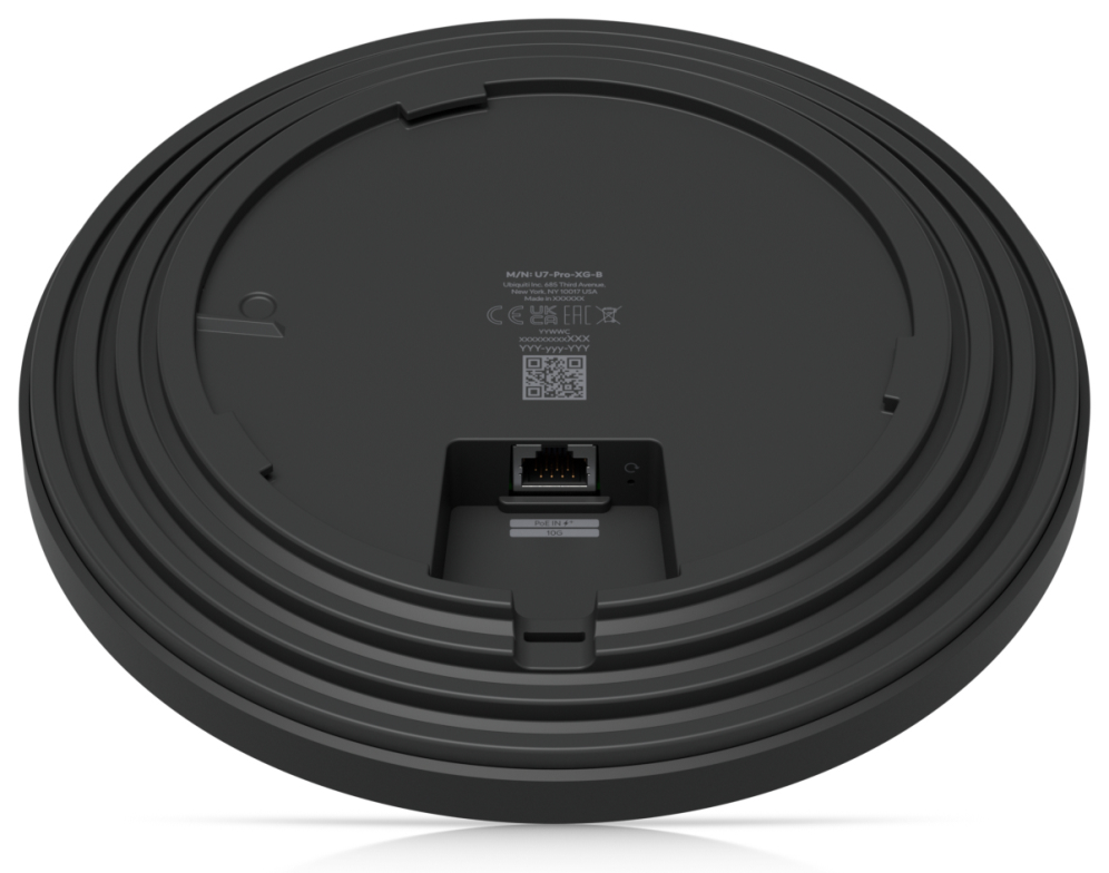 Ubiquiti U7 Pro XG 5800 Mbit/s Negro Energía sobre Ethernet (PoE)