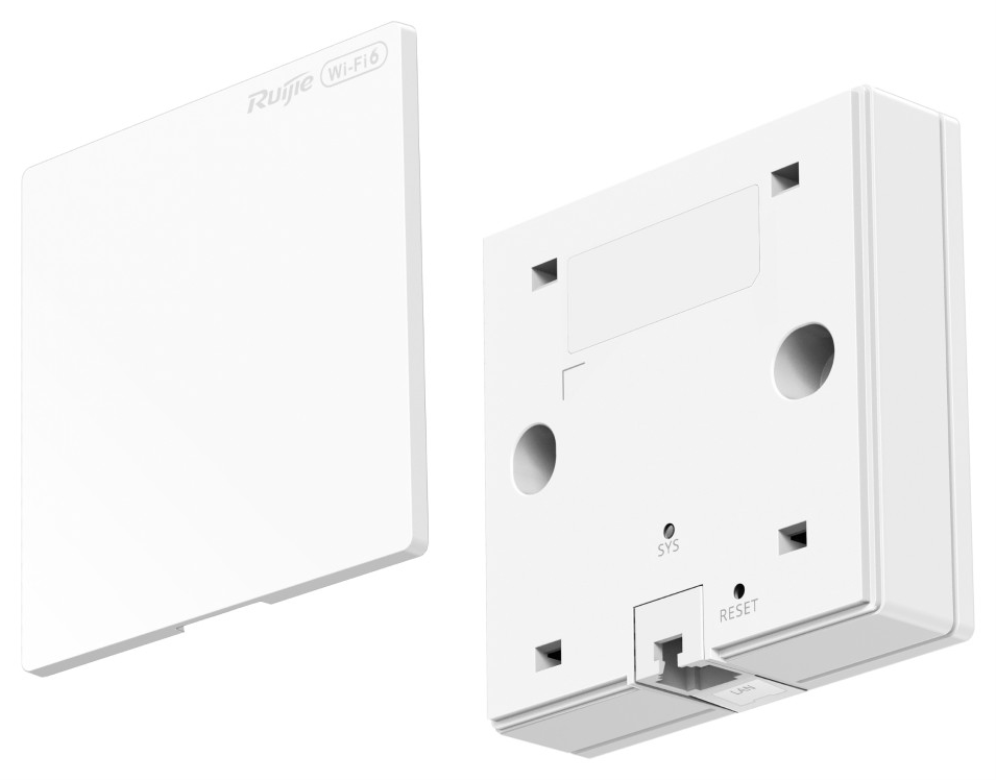 Ruijie Networks RG-RAP62-WALL-LITE punto de acceso inalámbrico 2974 Mbit/s Blanco Energía sobre Ethernet (PoE)
