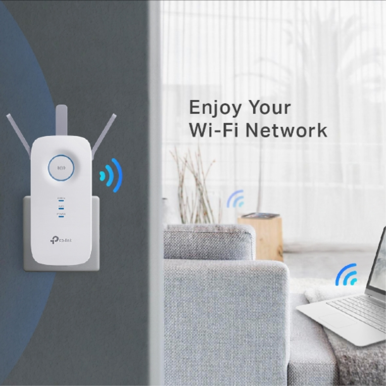 TP-Link AC1750 Wi-Fi Repetidor de red Blanco 10, 100, 1000 Mbit/s