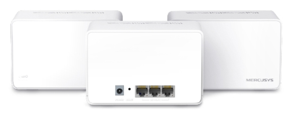 Mercusys Halo H80X (3-pack) Doble banda (2,4 GHz / 5 GHz) Wi-Fi 6 (802.11ax) Blanco Interno