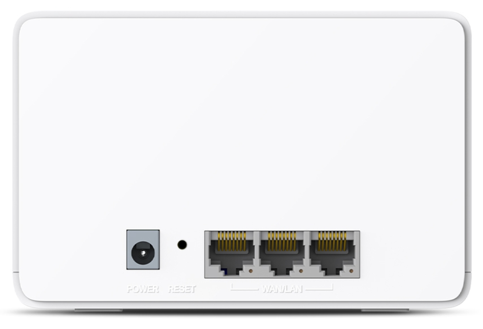 Mercusys Halo H80X (3-pack) Doble banda (2,4 GHz / 5 GHz) Wi-Fi 6 (802.11ax) Blanco Interno