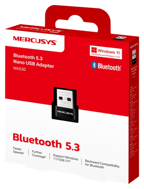Mercusys MA530 adaptador y tarjeta de red Bluetooth