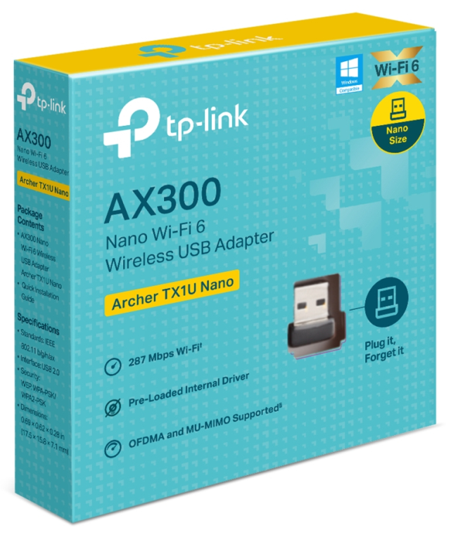 TP-Link AX300 WLAN 287 Mbit/s