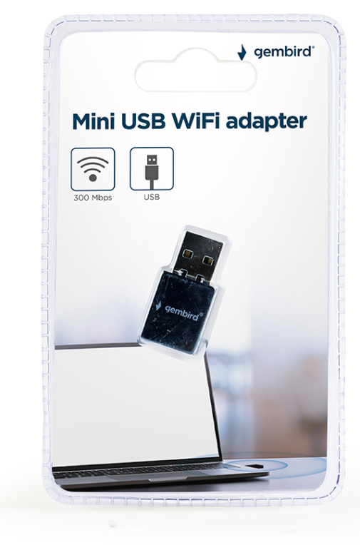 Gembird WNP-UA300-01 adaptador y tarjeta de red WLAN
