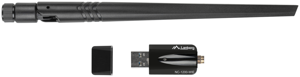 Lanberg NC-1200-WIE adaptador y tarjeta de red Interno WLAN 1200 Mbit/s