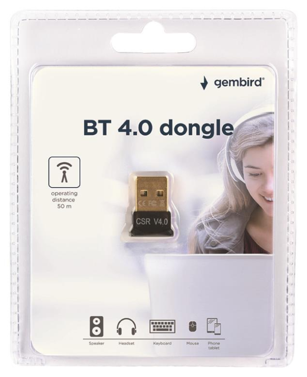 Gembird BTD-MINI5 adaptador y tarjeta de red Bluetooth 24 Mbit/s