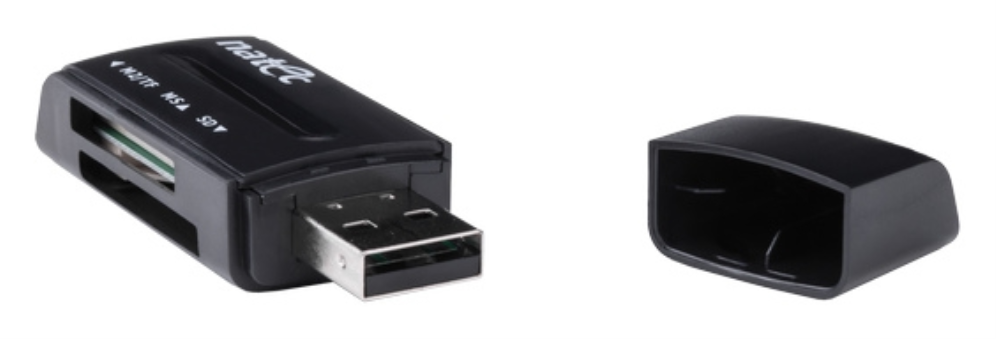 NATEC ANT 3 Mini lector de tarjeta USB 2.0 Negro