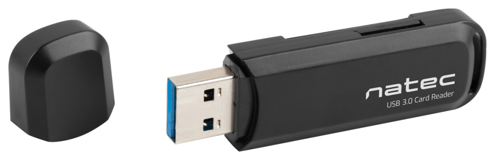 NATEC Scarab 2 lector de tarjeta USB 3.2 Gen 1 (3.1 Gen 1) Type-A Negro