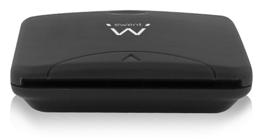 Ewent EW1052 lector de tarjeta inteligente USB USB 2.0 Negro