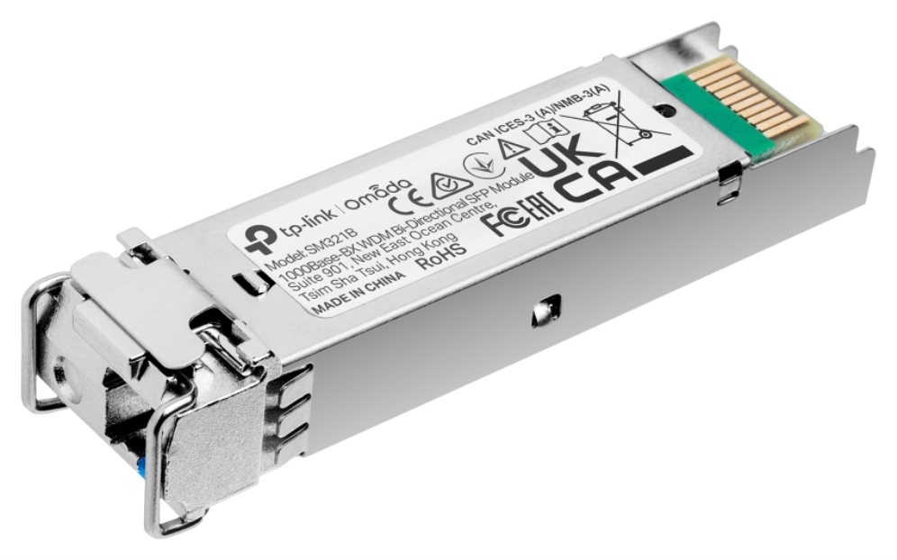 TP-Link Omada SM321B red modulo transceptor Fibra óptica 1250 Mbit/s SFP