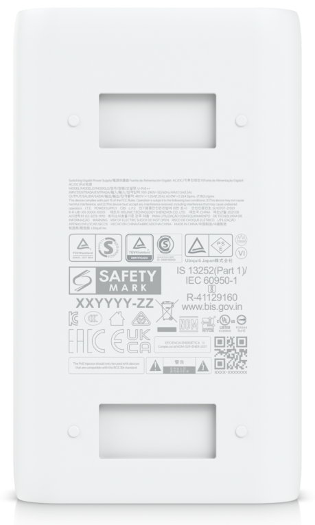 Ubiquiti UISP U-PoE++ Gigabit Ethernet 48 V