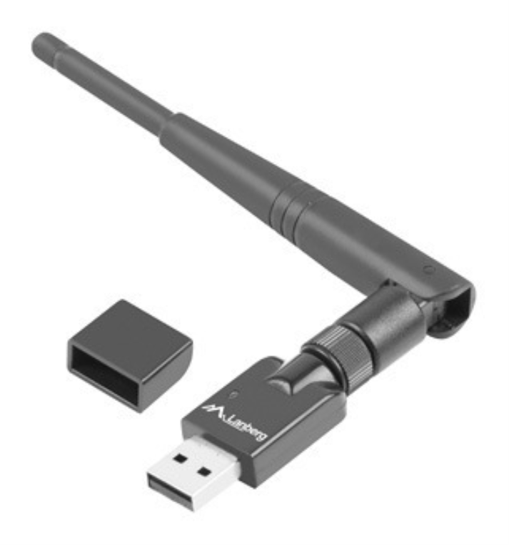 Lanberg NC-0150-WE adaptador y tarjeta de red WLAN 2400 Mbit/s