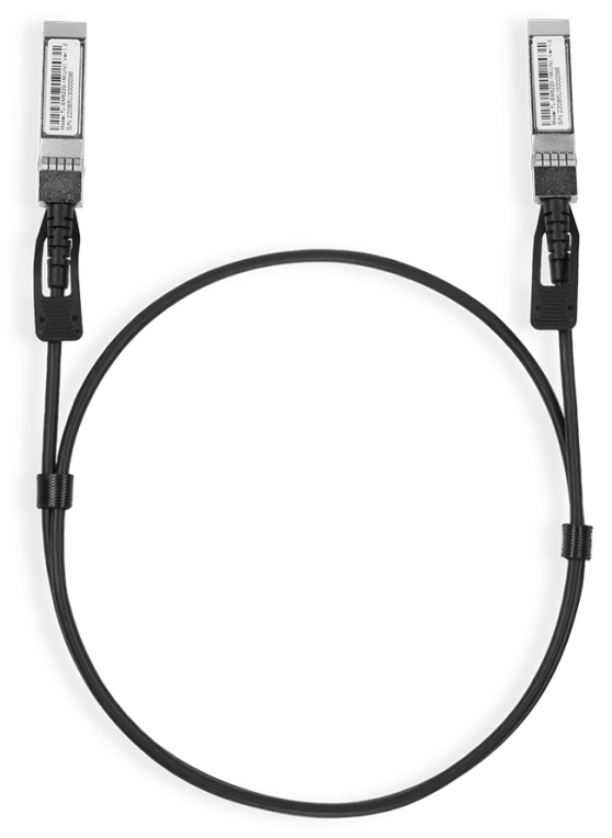 TP-Link TL-SM5220-1M Cable de fibra óptica e InfiniBand SFP+ DAC Negro