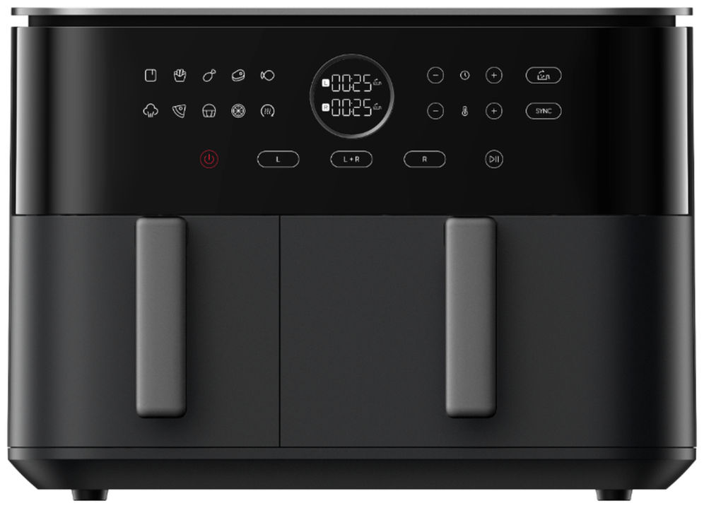 Xiaomi MAF-D1001 Doble 10 L Independiente 2700 W Freidora de aire caliente Negro