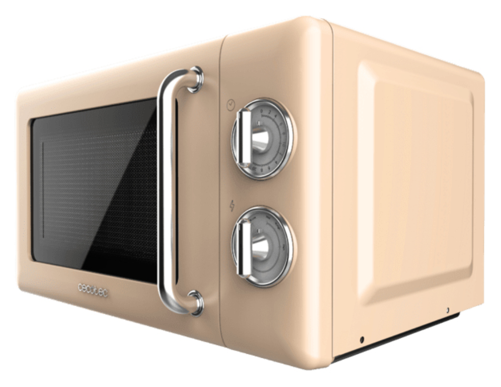 Cecotec 01704 microondas Beige Solo microondas Encimera 20 L 700 W