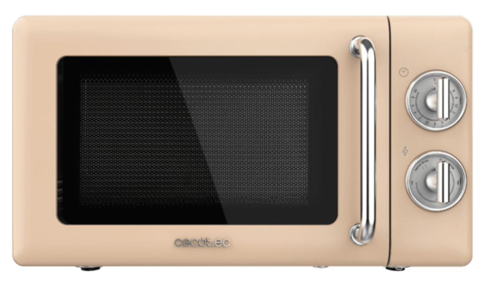 Cecotec 01704 microondas Beige Solo microondas Encimera 20 L 700 W
