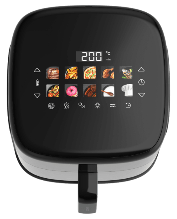 Cecotec Cecofry&amp;Grill Smokin'Prime 6500 Sencillo 6,5 L Independiente 2200 W Freidora de aire caliente Negro