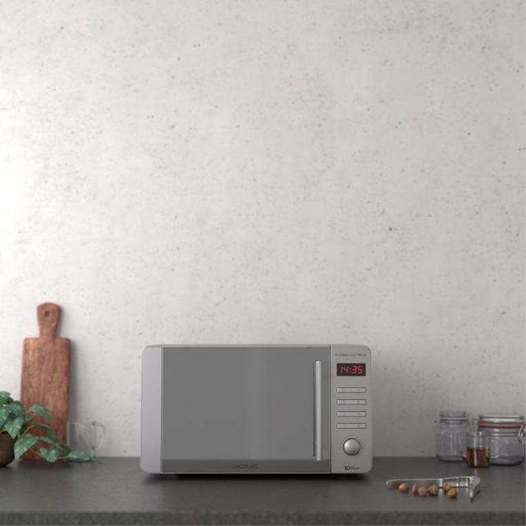 Cecotec 01532 microondas Plata Solo microondas Encimera 20 L 700 W